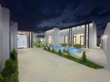 A newly built mini villa is for sale in the gardens of Mardakan, away from the city noise, -4