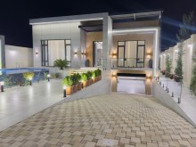 In Mardakan, behind Merlin beauty salon, a newly built one-storey villa is for sale, -2