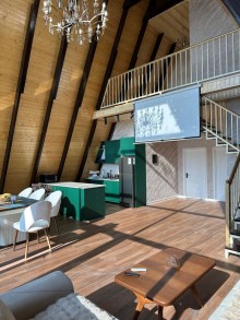 Rent (daily) Cottage Qəbələ  Vəndam A-Frame ev gunluk kiraye, -7