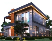 Şağanda 17 metr Hovuzu olan şəxsi villa satılır, -17