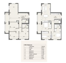 For Sale: 3 -Bedroom New Build Apartment 124 m², Arabian Ranches, Sea Breeze, -5