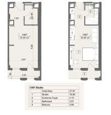 Real estate investment opportunities in Baku, at Sea Breeze Arabian Ranches –studios for sale, -4