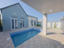 New house with a swimming pool for sale in Mardakan dachas, -4