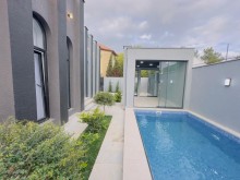 A new one-story house is for sale in Mardakan. Built on a 3-sot plot, -5
