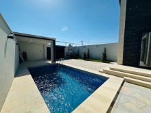 Şüvəlan bağ evi satılır – hovuzlu, modern villa, Kupça sənədli, -7